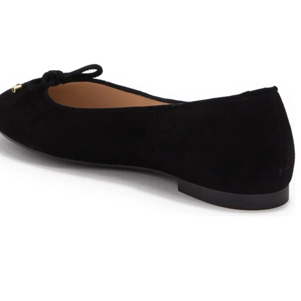 Stuart Weitzman Gabby Leather Ballet Flat - Picture 3 of 4